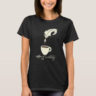 Schriftsteller I Autor Buch Literatur I Kaffee und T-Shirt