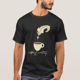 Schriftsteller I Autor Buch Literatur I Kaffee und T-Shirt