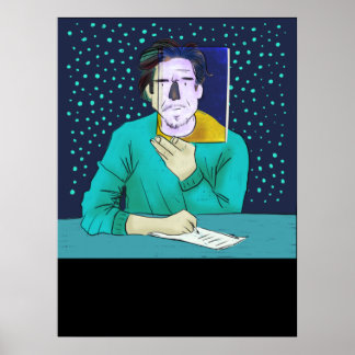 Schriftsteller Karl Ove Knausgaard Poster