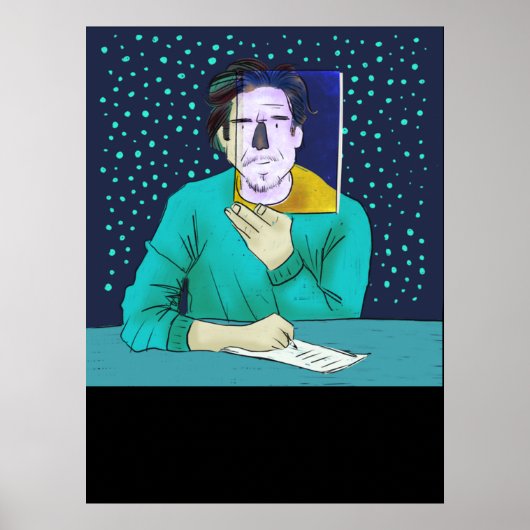 Schriftsteller Karl Ove Knausgaard Poster (Vorne)