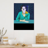 Schriftsteller Karl Ove Knausgaard Poster (Küche)