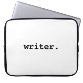 Schriftsteller Laptopschutzhülle (Vorderseite)