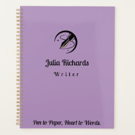 Schriftsteller Lila Planer