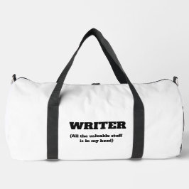 Schriftsteller Lustig Alles Wertvolle ist in meine Duffle Bag