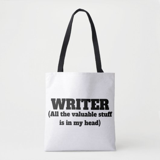 Schriftsteller Lustig Tasche (Vorderseite)