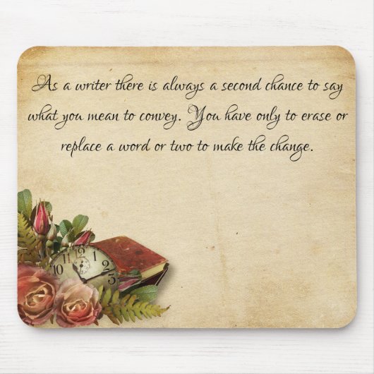 Schriftsteller Mousepad (Vorne)