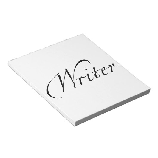 Schriftsteller Notizblock (angewinkelt)