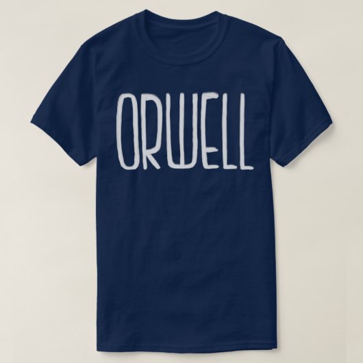 Schriftsteller Orwell T-Shirt (Design vorne)