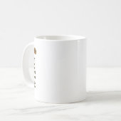 Schriftsteller Periode mit Kaffeebohnen Schriftste Kaffeetasse (Vorderseite Links)