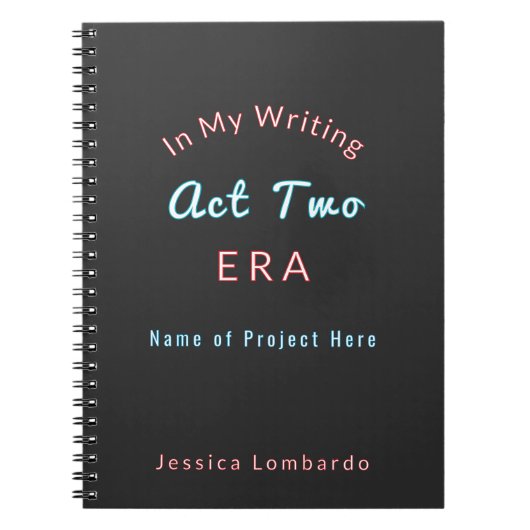 Schriftsteller Personalisiert Notizblock (Vorderseite)