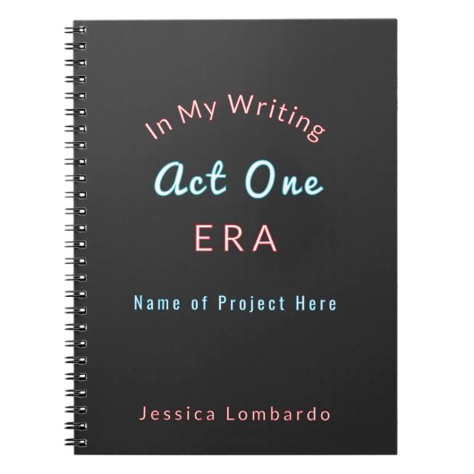 Schriftsteller Personalisiert Notizblock (Vorderseite)