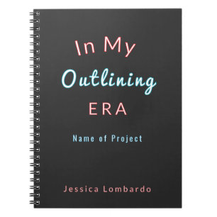 Schriftsteller Personalisiert Notizblock