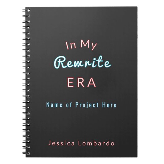 Schriftsteller Personalisiert Notizblock (Vorderseite)