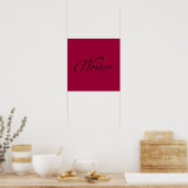 Schriftsteller Poster (Küche)