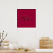 Schriftsteller Poster (Küche)