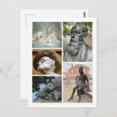 Schriftsteller Postkarte (Vorne/Hinten)