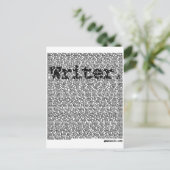 "Schriftsteller." Postkarte (Stehend Vorderseite)