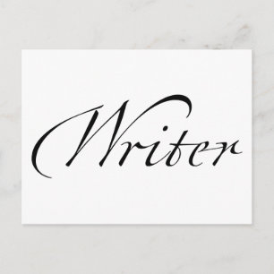 Schriftsteller Postkarte