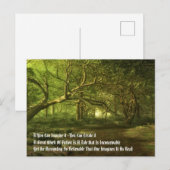 Schriftsteller Postkarte (Vorne/Hinten)