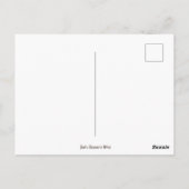 Schriftsteller Postkarte (Rückseite)