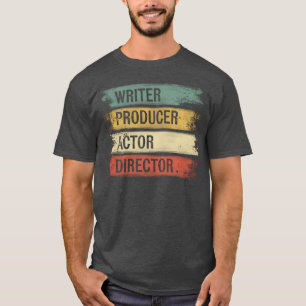 Schriftsteller Produzent Schauspieler Regisseur Fi T-Shirt