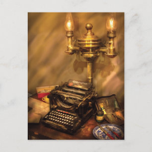 Schriftsteller - Remington Schreibwriter Postkarte