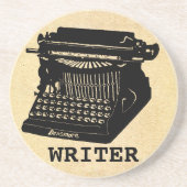 Schriftsteller Sandstein Untersetzer (Vorne)