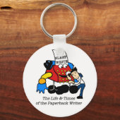 Schriftsteller Schlüsselanhänger (Vorderseite)