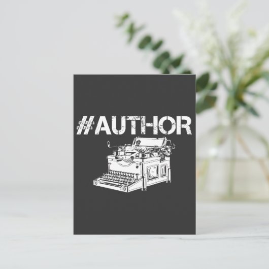 Schriftsteller Schriftsteller Journalist Book Writ Postkarte (Stehend Vorderseite)