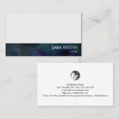 Schriftsteller Schriftsteller Schriftstellerin Sch Visitenkarte (Vorne/Hinten)