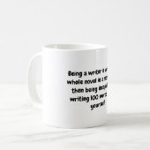 Schriftsteller ...Tasse Kaffeetasse (Vorderseite Links)