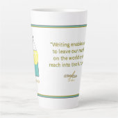 SCHRIFTSTELLER Tasse von Poet Adiela Akoo (Vorderseite)