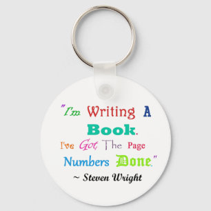 Schriftsteller überall schlüsselanhänger
