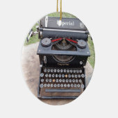 Schriftsteller Vintager Schrift Keramik Ornament (Rechts)