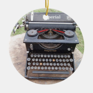 Schriftsteller Vintager Schrift Keramik Ornament