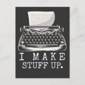 Schriftsteller Witty Storyteller Buch Schreiben Postkarte (Vorderseite)