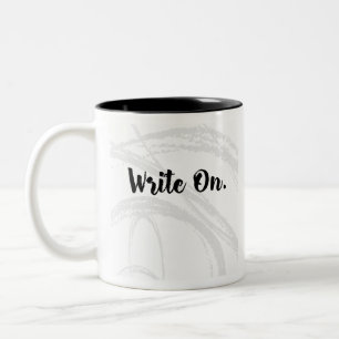 Schriftsteller Zweifarbige Tasse