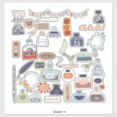 Schriftstellerbestätigung Aufkleber (Blatt)