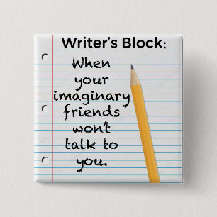 Schriftstellerblock Button