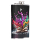 Schriftstellerfreude farbenfroh flachmann (Rechts)