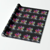 Schriftstellerfreude farbenfroh geschenkpapier (Ungerollt)