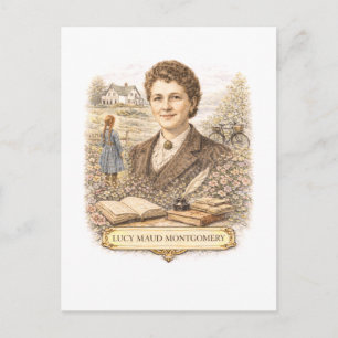 Schriftstellerin Lucy Maud Montgomery im Vintage-S Postkarte