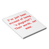 Schriftstellerin Notizblock (angewinkelt)