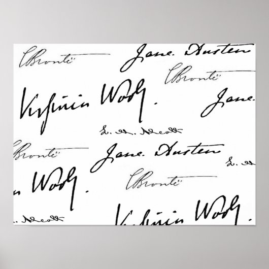 Schriftstellerinnen Poster (Vorne)