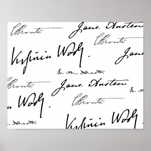 Schriftstellerinnen Poster (Vorne)