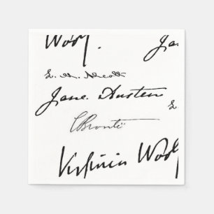 Schriftstellerinnen Serviette