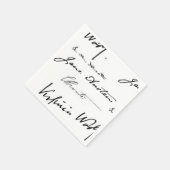 Schriftstellerinnen Serviette (Ecke)