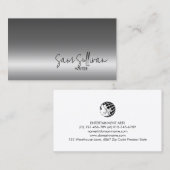 Schriftstellerliterarische Imitate Silver Visitenkarte (Vorne/Hinten)