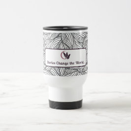 Schriftstellerumarmung Reisebecher