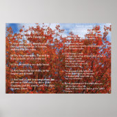 Schriftvorlage, Psalm 23, Vaterunser Poster (Vorne)